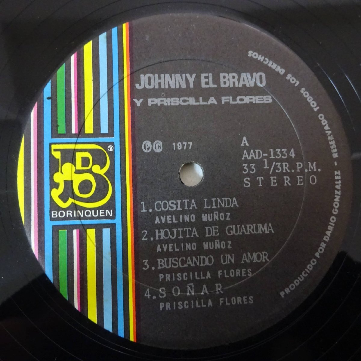 10024951;【Puerto Rico盤/シュリンク/LATIN】Johnny El Bravo Con Priscilla Flores / La Salsa De Puerto Ricoの画像3