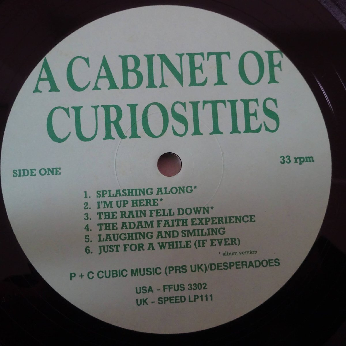 10024982;【UKオリジナル/希少89年発】Jesse Garon & The Desperadoes / A Cabinet Of Curiositiesの画像3