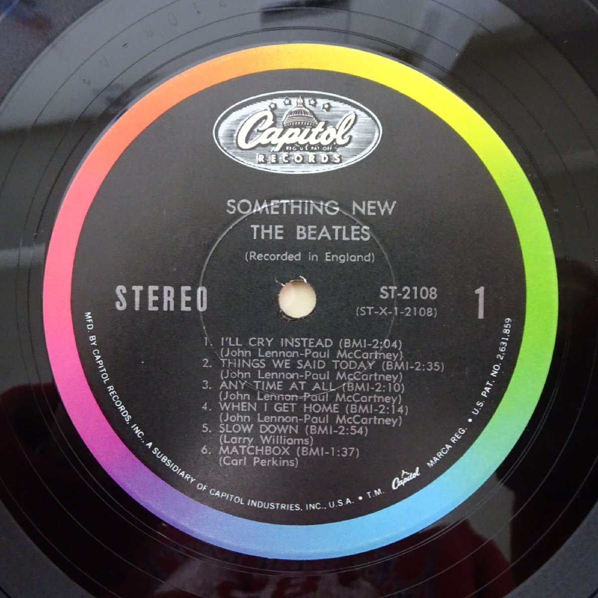 11184519;[US original / rainbow label ]The Beatles / Something New