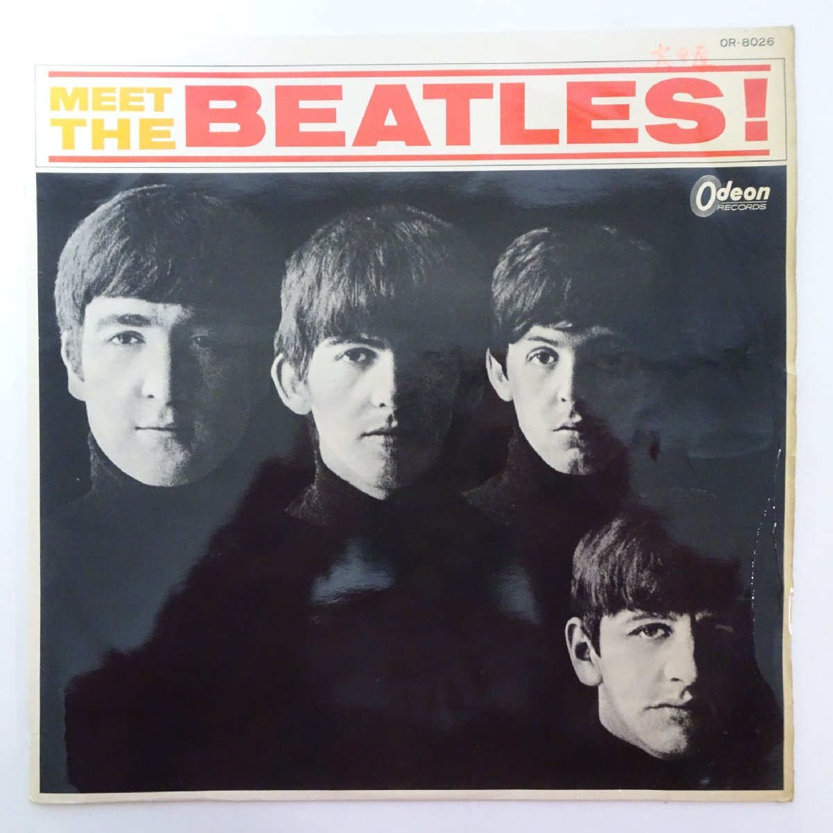 11184520;【国内盤/Odeon/赤盤/ペラジャケ】The Beatles / Meet The Beatles!_画像1