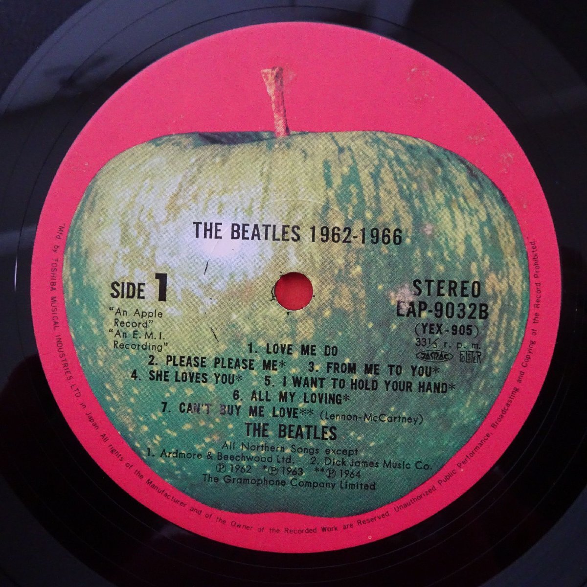 11184522;【帯付き/補充票/ブックレット付き/ディスコグラフィー付き/2LP】The Beatles / 1962-1966_画像3