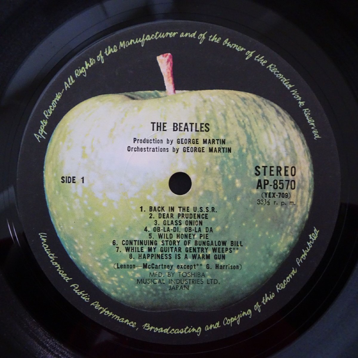 11184510;【Apple丸帯付き/2LP】The Beatles / S.T.の画像3