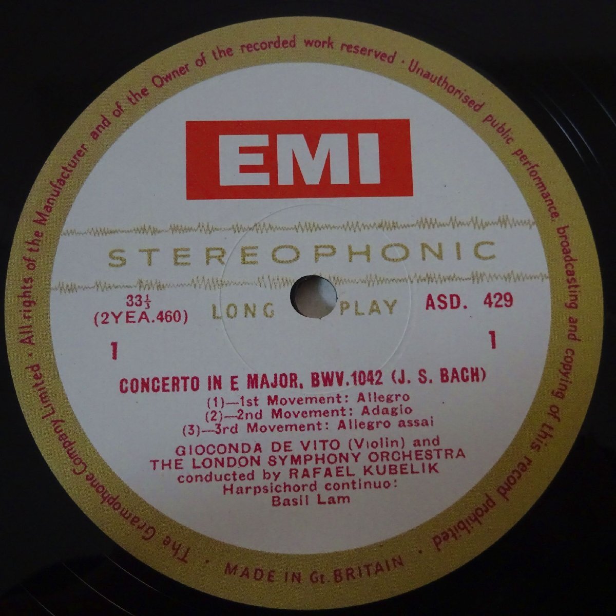 19059865;[ britain EMI/ASD/ weight record reissue ]te* vi -to/ Koo Berik J.S.ba is /va Io Lynn concerto other 