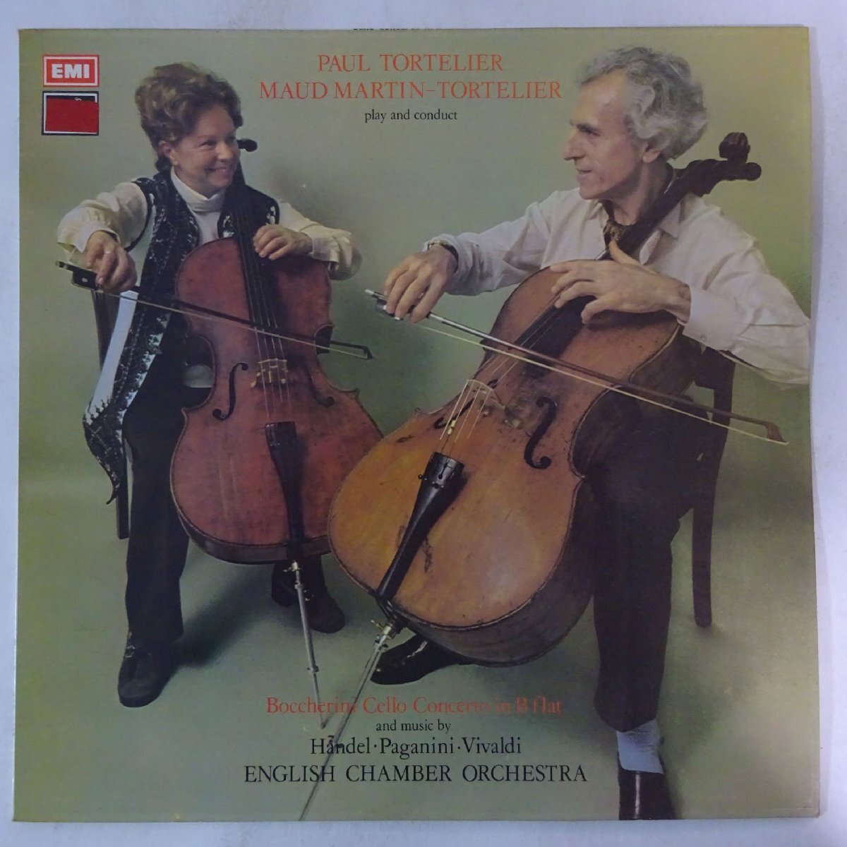 19059870;【英EMI/ASD】トルトゥリエ夫妻 ボッケリーニ/チェロ協奏曲他の画像1