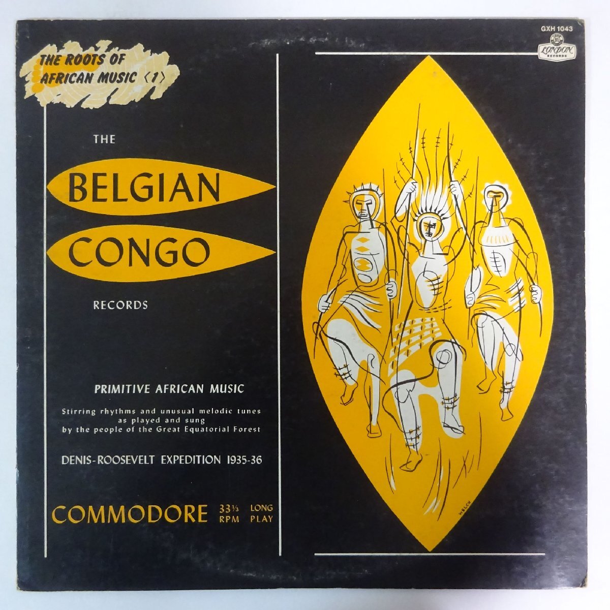 10025669;【国内盤/中村とうよう 監修/African】The Belgian Congo Records / Primitive African Music 旧ベルギー領コンゴ地方の伝統音楽の画像1