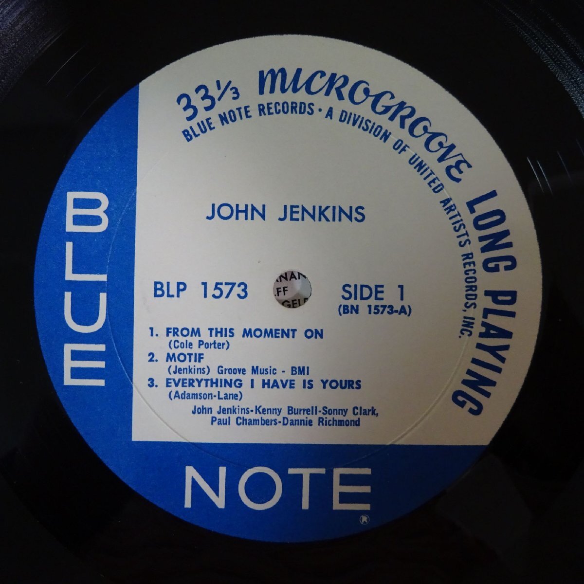 10025794;【US盤/MONO/Blue Note】John Jenkins, Kenny Burrell / S.T._画像3