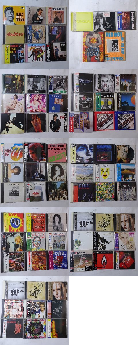 Q10554【大量!帯付,輸入含】ジャンルさまざま 洋楽CD1250枚以上15箱セット/RED HOT CHILI PEPPERS, THE CLASH,BEATLES 他①の画像1