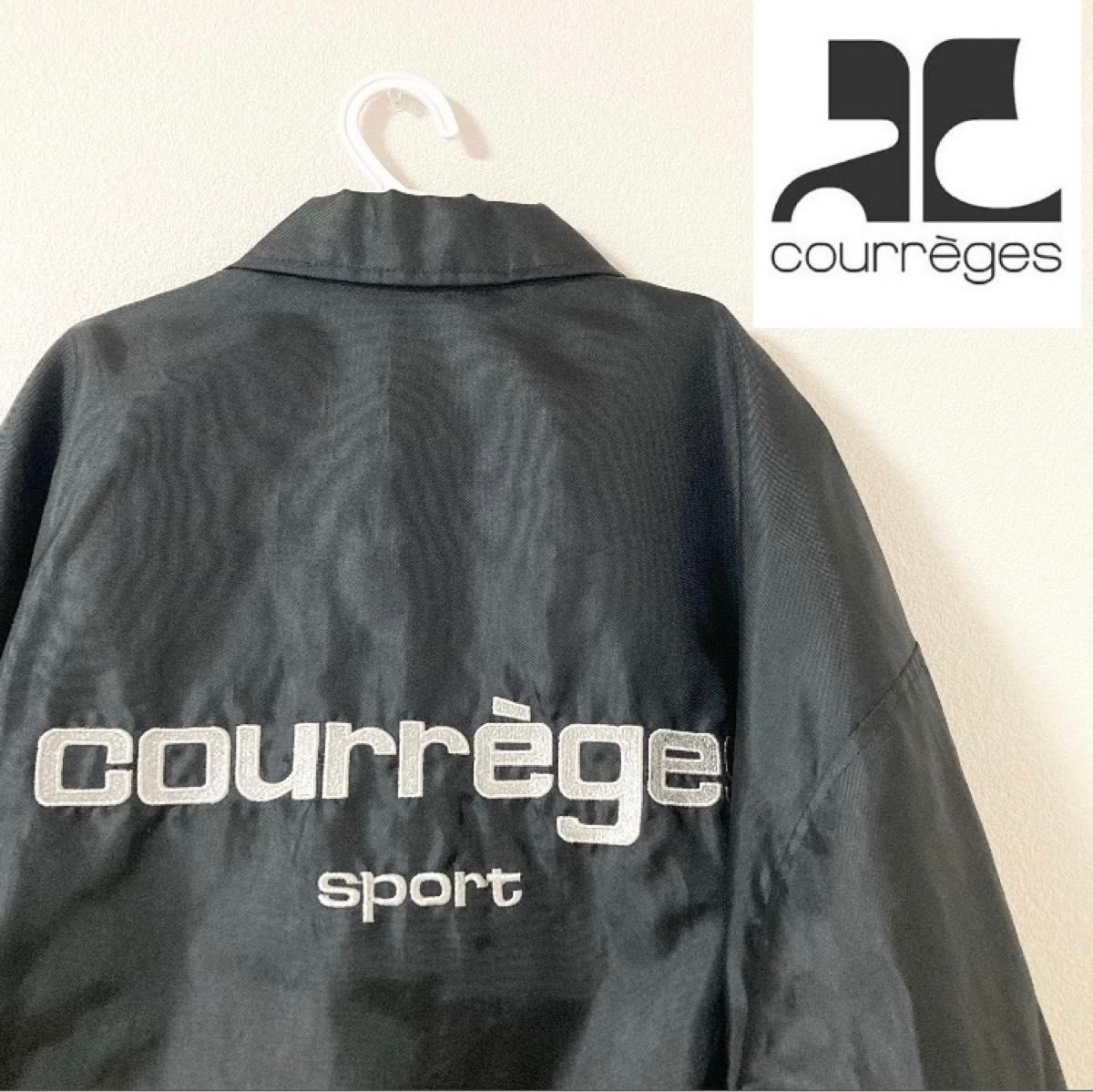 【courreges sports】希少！クレージュスポーツ　コーチジャケット ヴィンテージ オールドクレージュ Mサイズ　