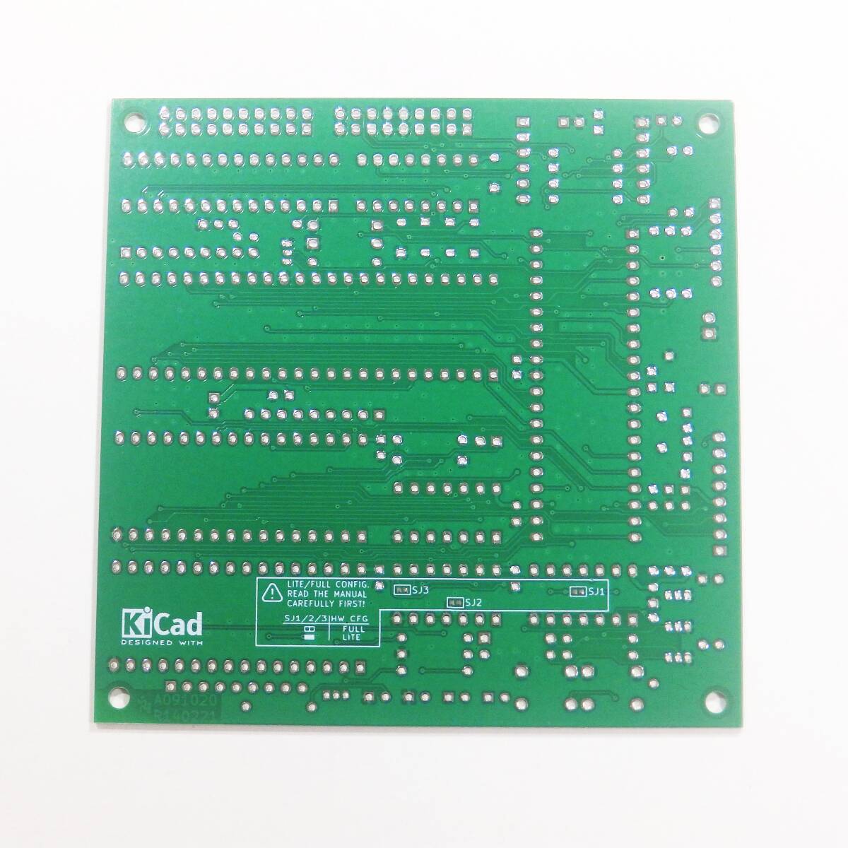 68K-MBC プリント基板 緑 ICソケット6ピンXHセット マイコンボード 電子工作 CPU CP/M モトローラ MC 68008 PIC18F47Q10 MAX232 eb9ebの画像5