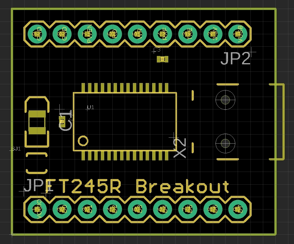 SparkFun USB to FIFO Breakout - FT245RL 緑色 シルク難あり USBパラレル変換モジュール SSOP-28 0.65mmピッチ SMD 取付練習 dqona_画像5