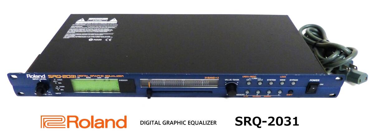 Roland ローランド SRQ-2031 デジタルグラフィックイコライザー 31バンド 2ch DIGITAL GRAPHIC EQUALIZER  管.157の画像1