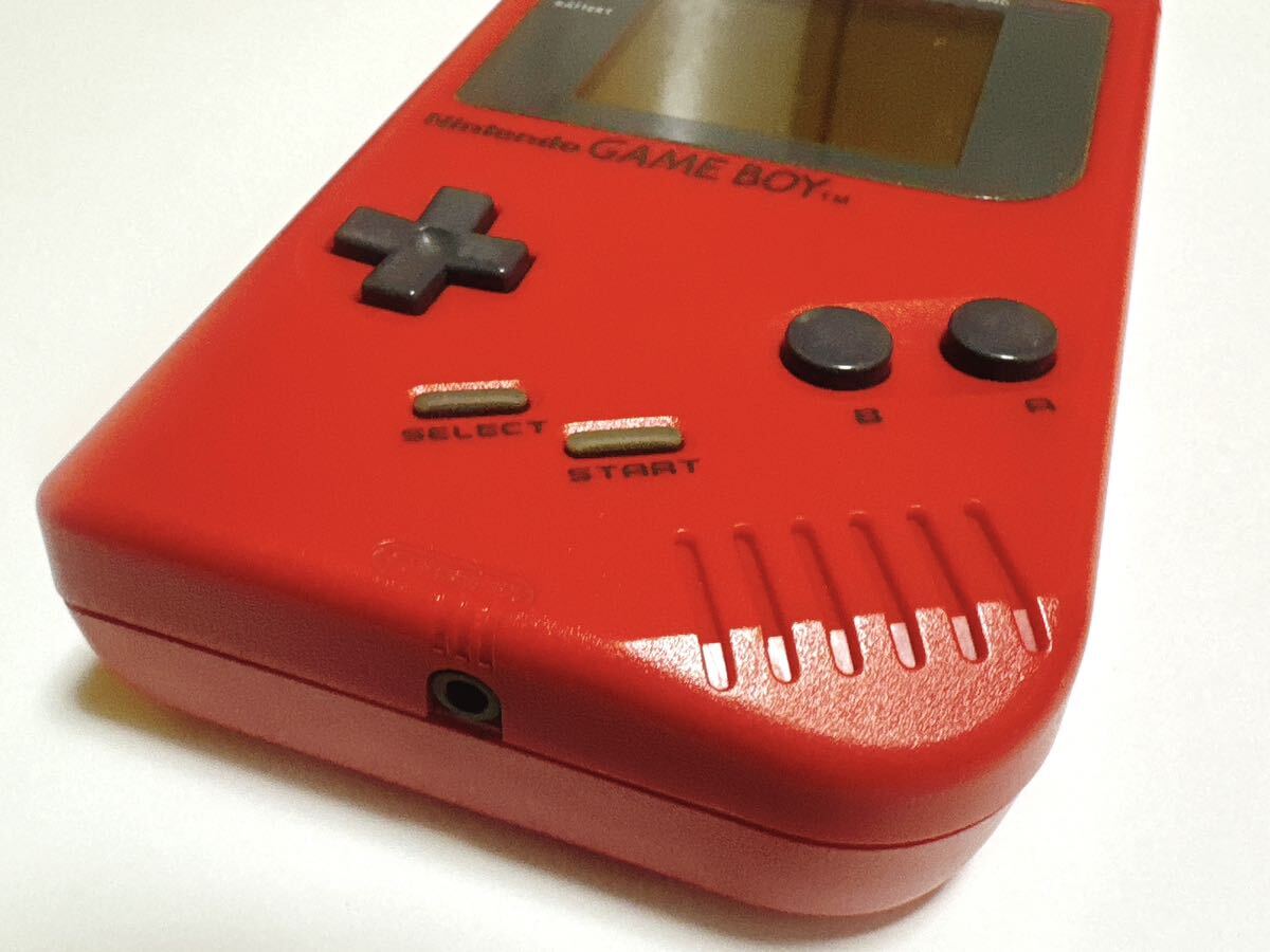 GB 本体 ゲームボーイ レッド DMG-001 動作確認済み 初代 Nintendo GAMEBOY ポケットモンスター ゼルダ カービィ セット まとめて ソフトの画像3