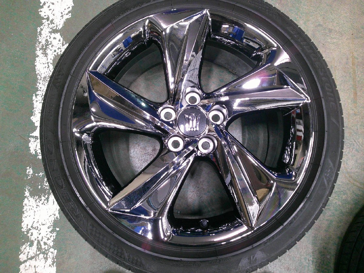 トヨタ クラウン純正 18x8.0J +45 PCD114.3 5H 225/45R18 20系 220系 前期 RS スパッタリング_画像1