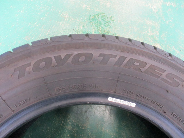 中古タイヤ 2本 トーヨータイヤ トランパスMP7 195/65R15 91H_画像4