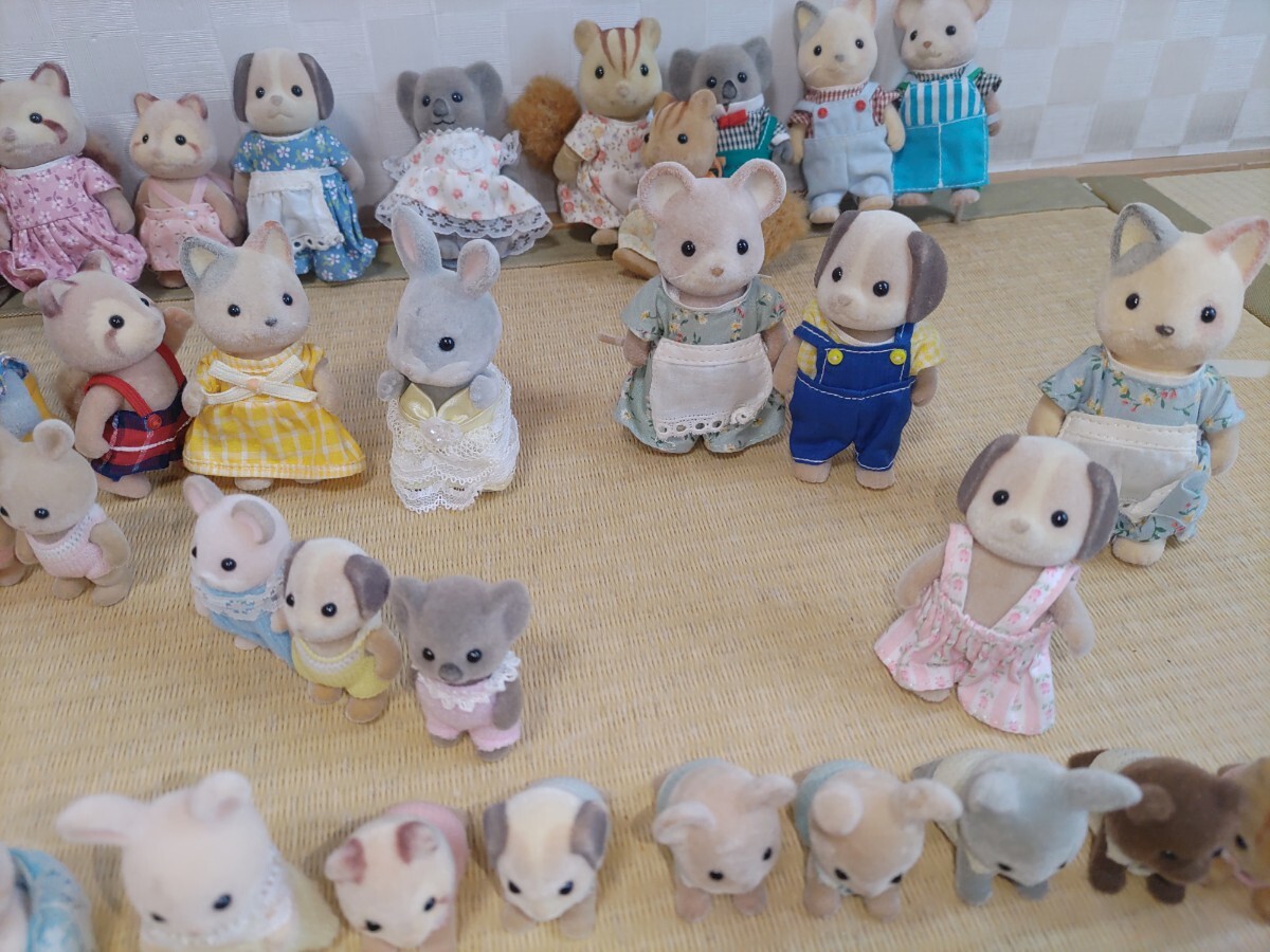 シルバニアファミリー キャラクター人形 全78個 初期等 当時物の画像7