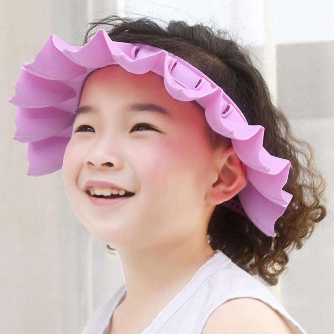 [ pink ] for children shampoo hat shower cap size adjustment possibility 