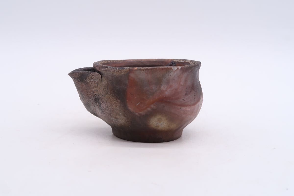  Bizen .. tea utensils . bin Zaimei small teapot hot water cold .. tea utensils antique old fine art delivery goods 