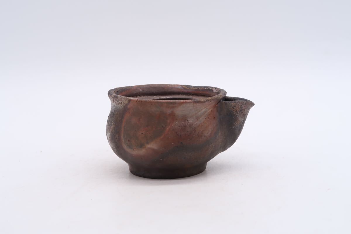  Bizen .. tea utensils . bin Zaimei small teapot hot water cold .. tea utensils antique old fine art delivery goods 