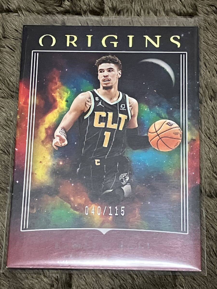 Lamelo Ball 2023-24 Panini Origins Basketball red parallel /115_画像1