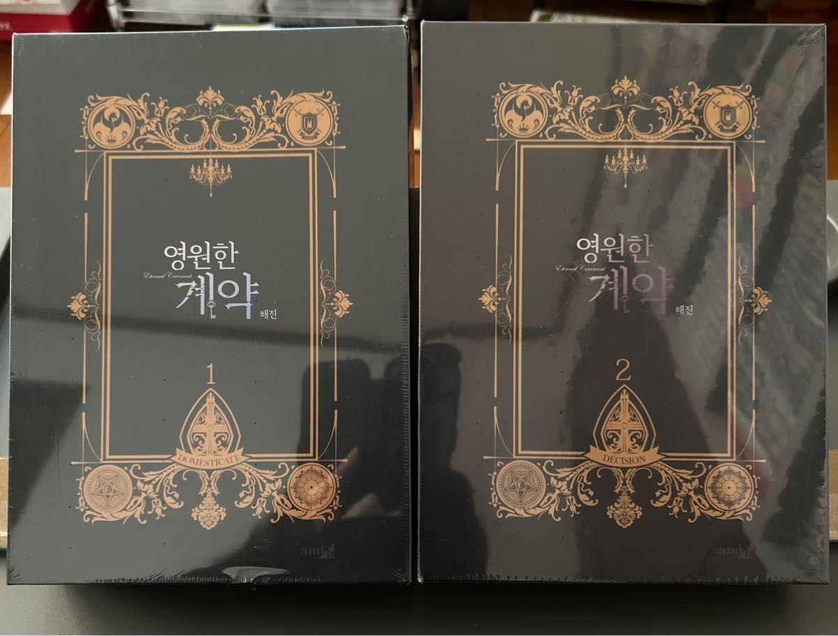 韓国BLマンガ 「永遠の誓い1、2巻」限定版セット 新品未開封