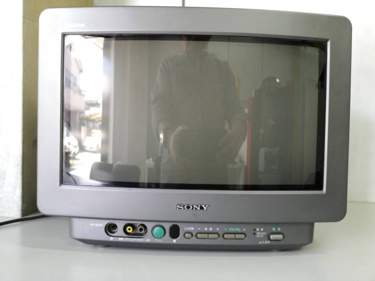 SONY KV-16GW1 トリニトロン 16インチ ブラウン管テレビ 古いので取りに来ていただける方大歓迎！の画像5