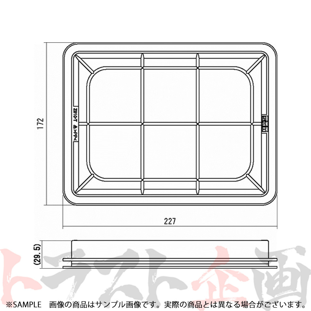 HKS スーパーエアフィルター アクセラ BM5AP P5-VPS 70017-AZ110 マツダ (213182408_画像2