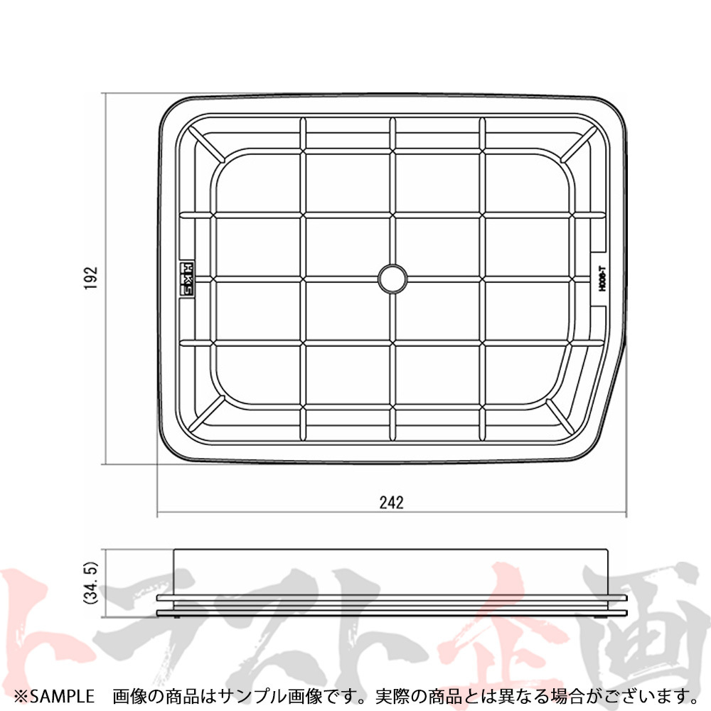 HKS スーパーエアフィルター オデッセイ RB2 K24A 70017-AH106 ホンダ (213182361_画像2