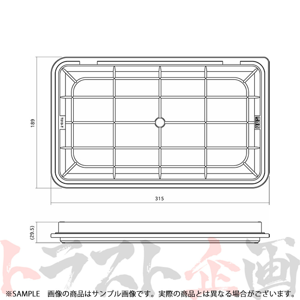 HKS スーパーエアフィルター ハリアー GSU30W 2GR-FE 70017-AT119 トヨタ (213182393_画像2