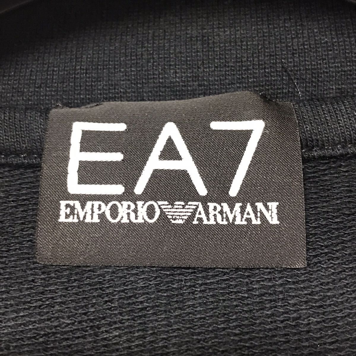 エンポリオアルマーニ【抜群の存在感】EMPORIO ARMANI EA7 トラックジャケット ブルゾン ジップアップ 黒 ブラック L〜XL メンズの画像8