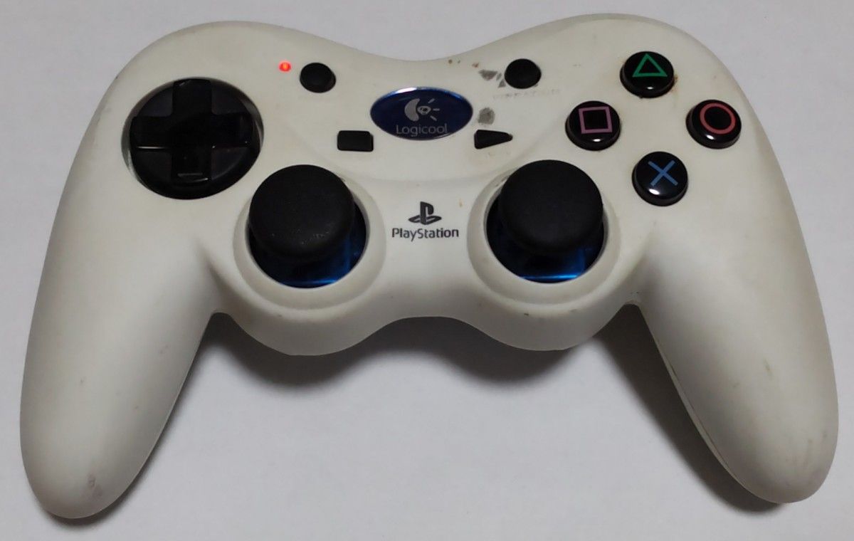 PS2 ロジクール ワイヤレスコントローラー ホワイト 3台 ジャンク品