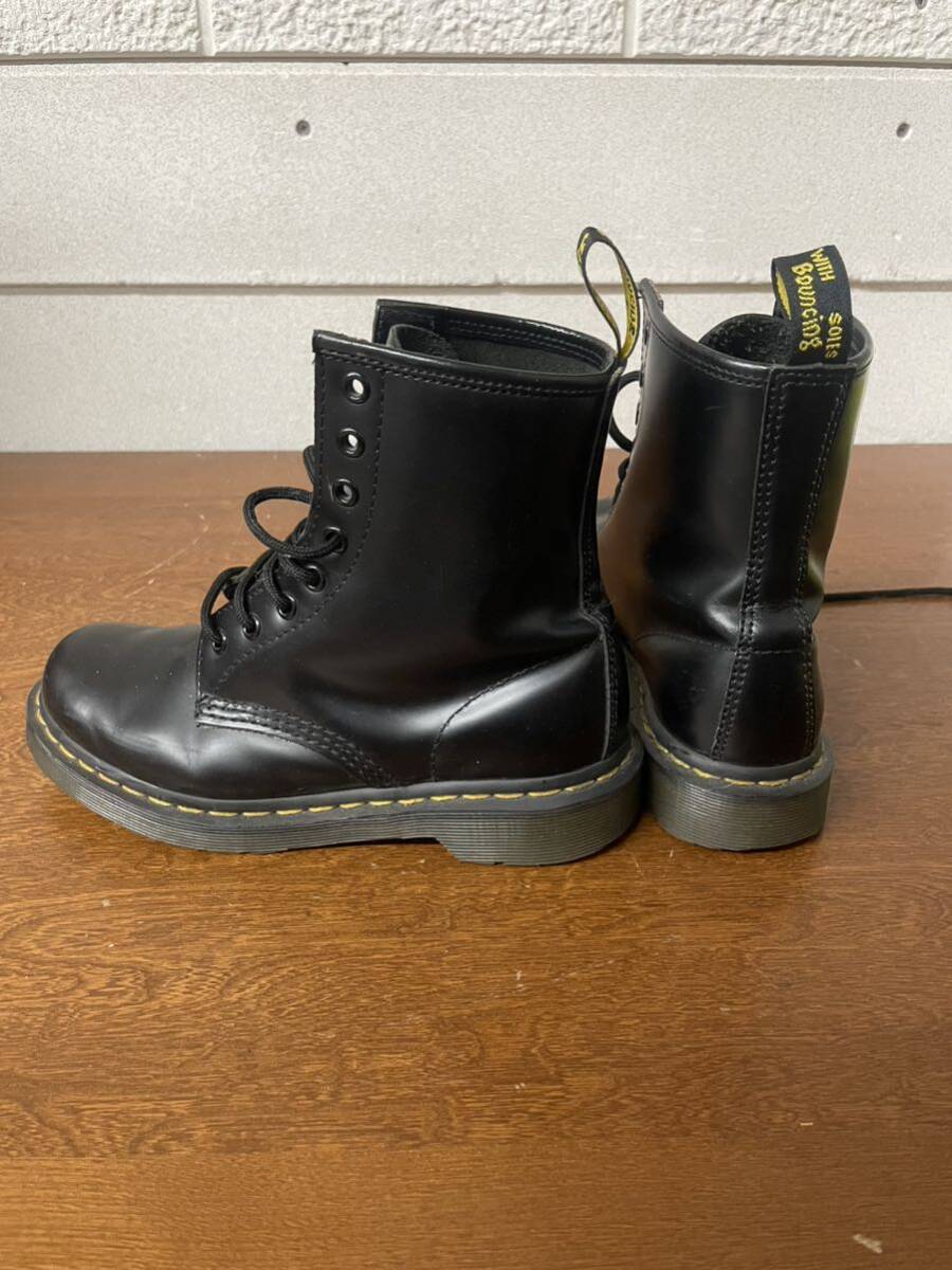 ★Dr Martens ドクターマーチン レザー ブラック ブーツ 黒 23cm UK メンズの画像1