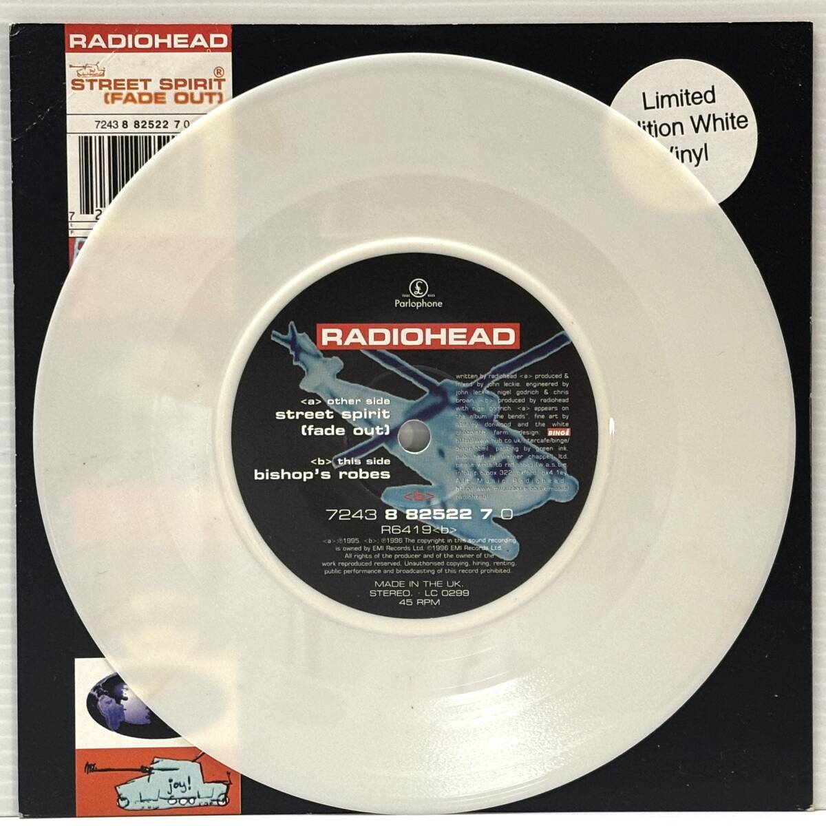 Radiohead / Street Spirit (Fade Out) (7 inch White Vinyl) ■Used■_画像4