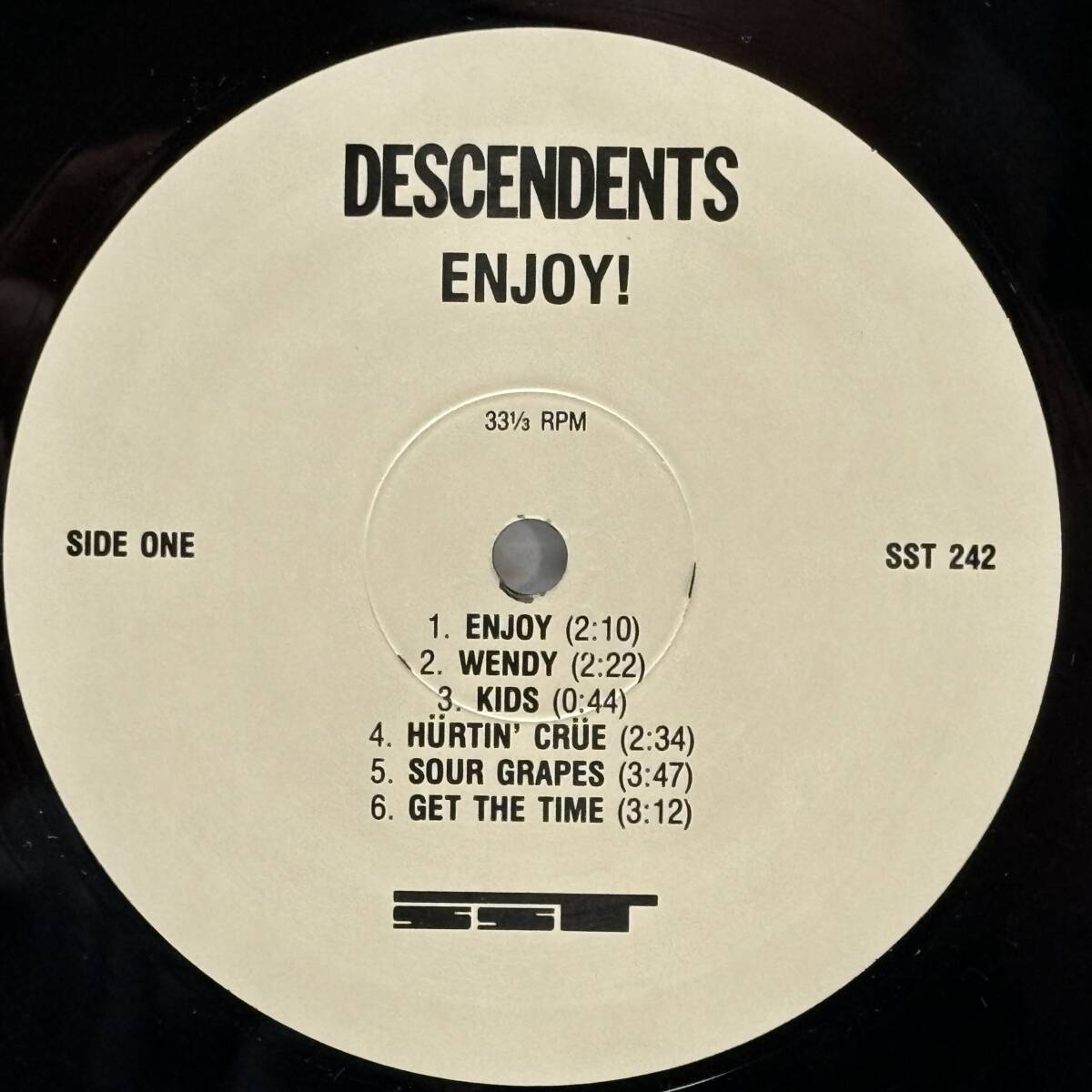 Descendents / Enjoy! (LP Reissue) ■Used■ Bill Stevenson Milo Aukerman All Only Crime Tonyall インフルエンサー_画像3