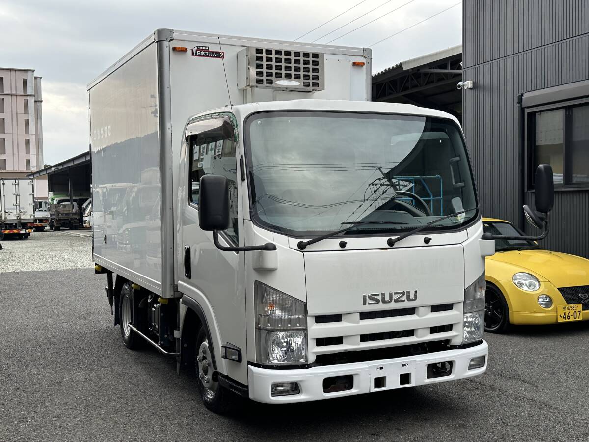 動画有！売り切り！H26年 いすゞ エルフ ELF 冷蔵冷凍車 －5度まで設定可 積載2t 2.9L ディーゼル スムーサー エンジン好調！佐賀福岡の画像1