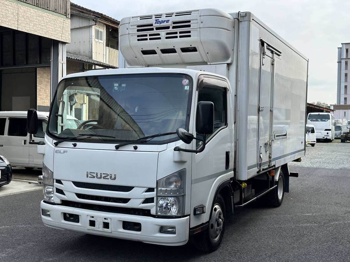 動画有！売り切り！H30年 いすゞ エルフ ELF 冷蔵冷凍車 東プレ 3度まで設定可 2.9L ディーゼル スムーサー 好調！佐賀福岡の画像4