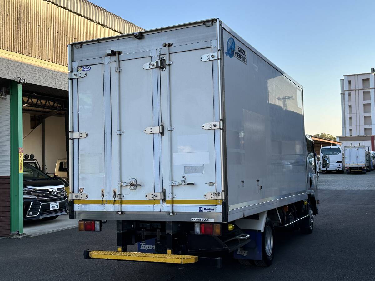  animation have! selling out!H30 year Isuzu Elf ELF hybrid chilling refrigerator higashi pre 3 times till setting possible 2.9L diesel smoother Saga 