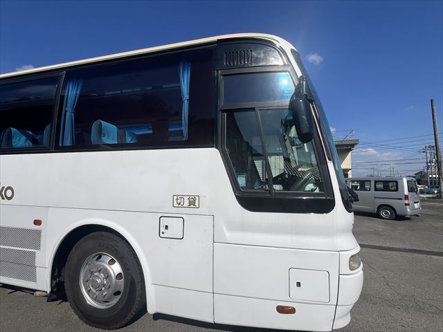  animation equipped! selling out! H8 year Mitsubishi Fuso aero bus 60 number of seats 17.73L diesel 6 speed MT engine good condition! Saga Fukuoka 