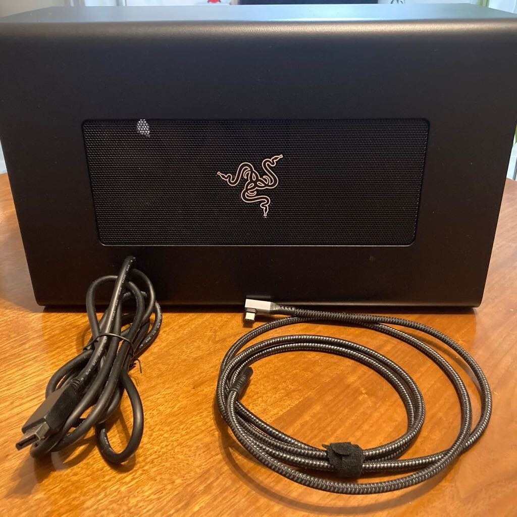 Razer Core X EXTERNAL GRAPHICS ENCLOSURE attached outside GPU BOX + RTX 2060