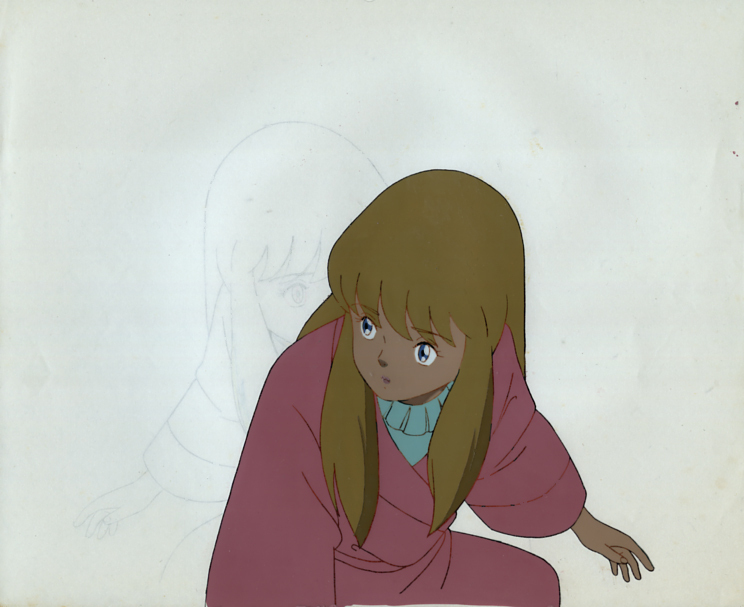 Aセル画　風の中の少女 金髪のジェニー　其の3_画像1
