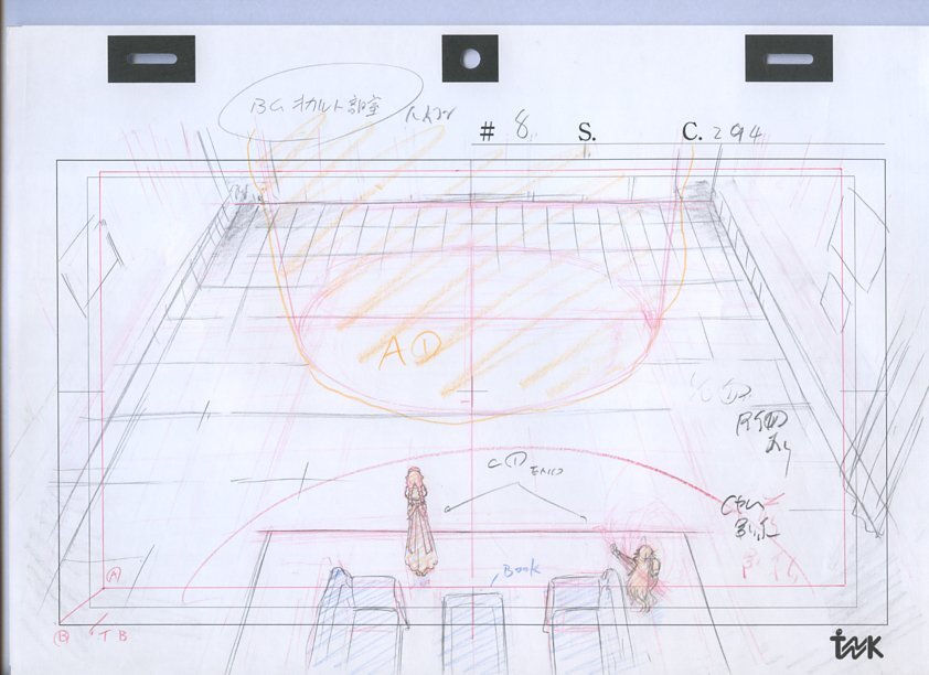 Zセル画　直筆レイアウト・ハイスクールD×D　10枚セット其の3_画像5