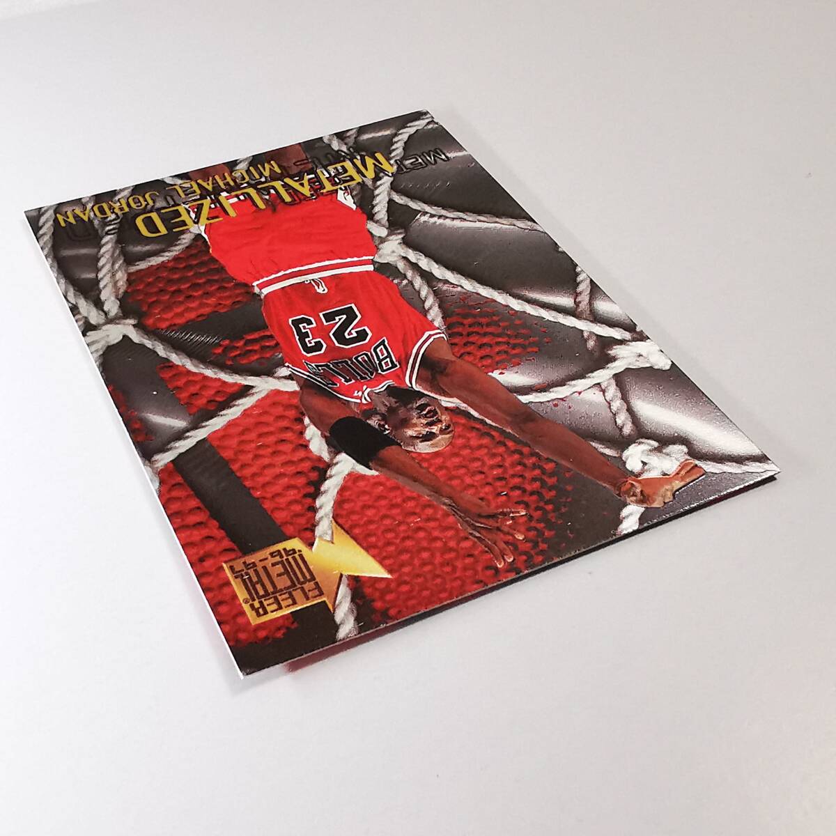 ★96-97 Fleer Metal Metallized #128 Michael Jordan Basketball card バスケットボールカード マイケル・ジョーダン■NBA_画像7