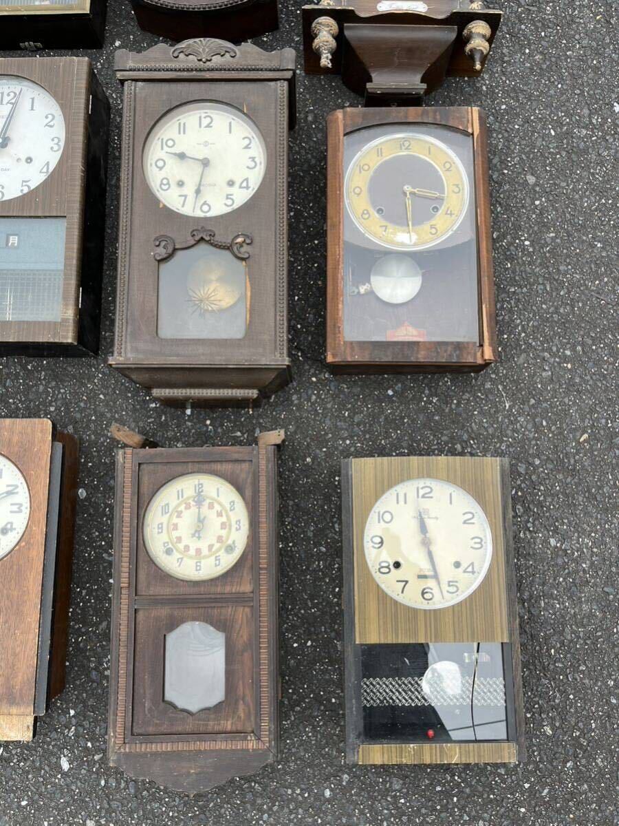  старый часы 16 шт настенные часы Showa Retro настенные часы zen мой тип механический завод SEIKO SONOLA SEIKOSHA CITIZEN TAKANO SEIMITU EIKOSHA Aichi часы антиквариат старый изобразительное искусство 