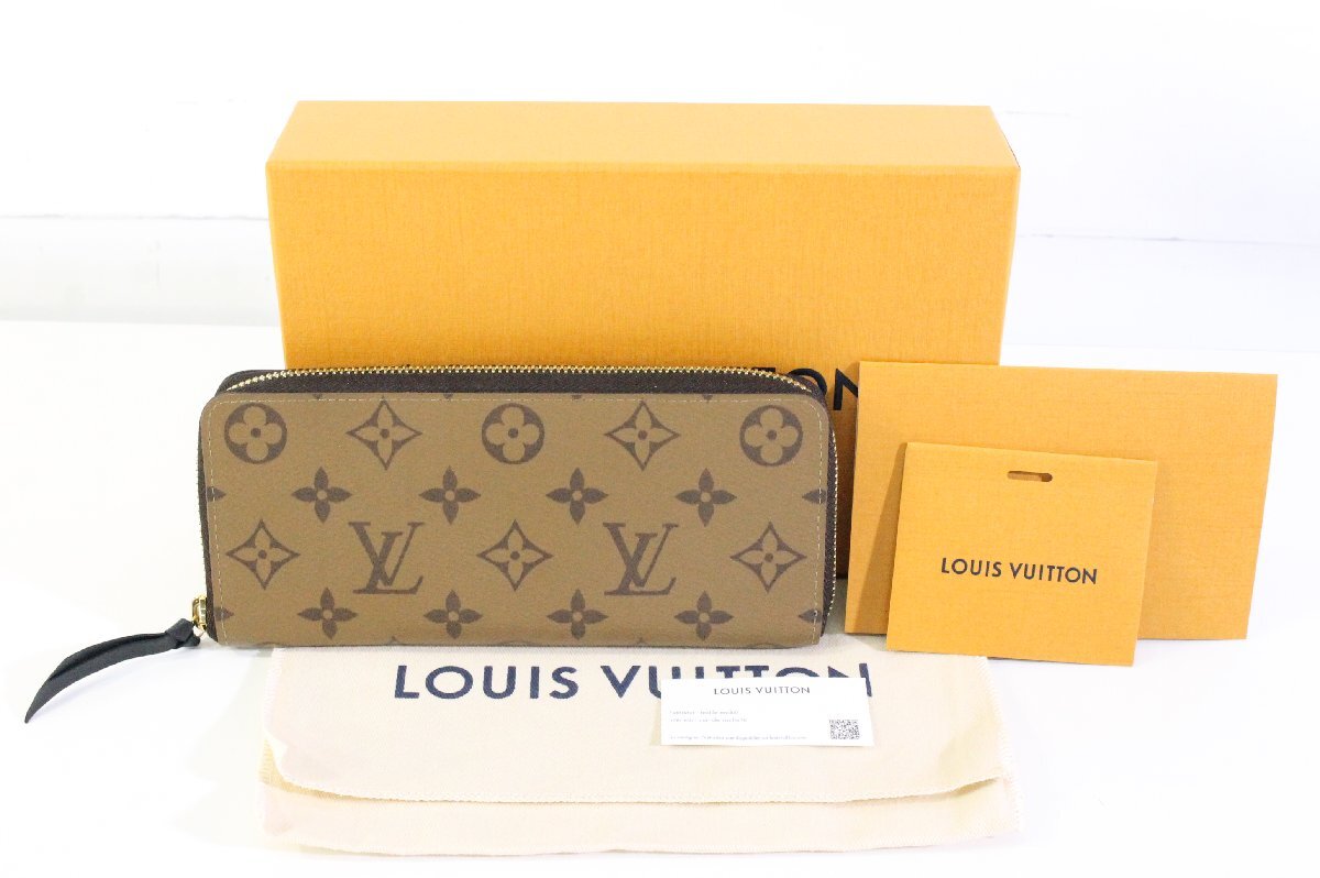 ☆968☆ LOUIS VUITTON ポルトフォイユ・クレマンス モノグラムリバース M82336 RFID_画像1