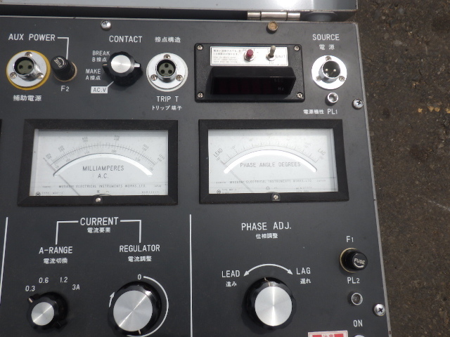 中古 ムサシ RDF-1 位相特性試験機 方向地絡 DGRテスター 新でん 中古 ムサシ RDF-1 位相特性試験機 方向地絡 DGRテスター 新でん