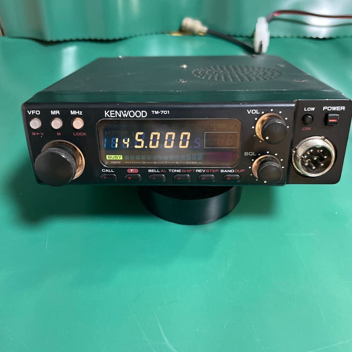 KENWOOD фирма TM-701(U/V obi ) двойной частота FM приемопередатчик рабочий товар 10W машина 