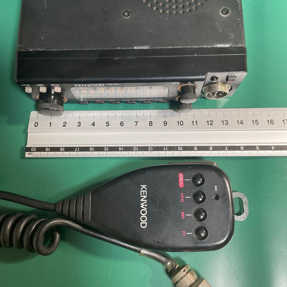 KENWOOD фирма TM-701(U/V obi ) двойной частота FM приемопередатчик рабочий товар 10W машина 