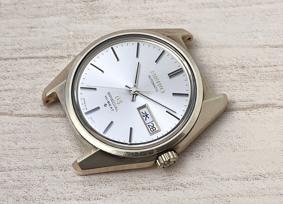 61系 グランドセイコー Grand Seiko Special 6156-8020 自動巻き キャップゴールド キャリバー6156 25 jewels 1971年 昭和46年製造の画像3