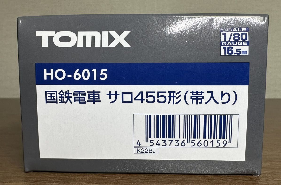 【室内灯付き】TOMIX HO-6015 国鉄電車 455(475)系 サロ455形 帯入りの画像9