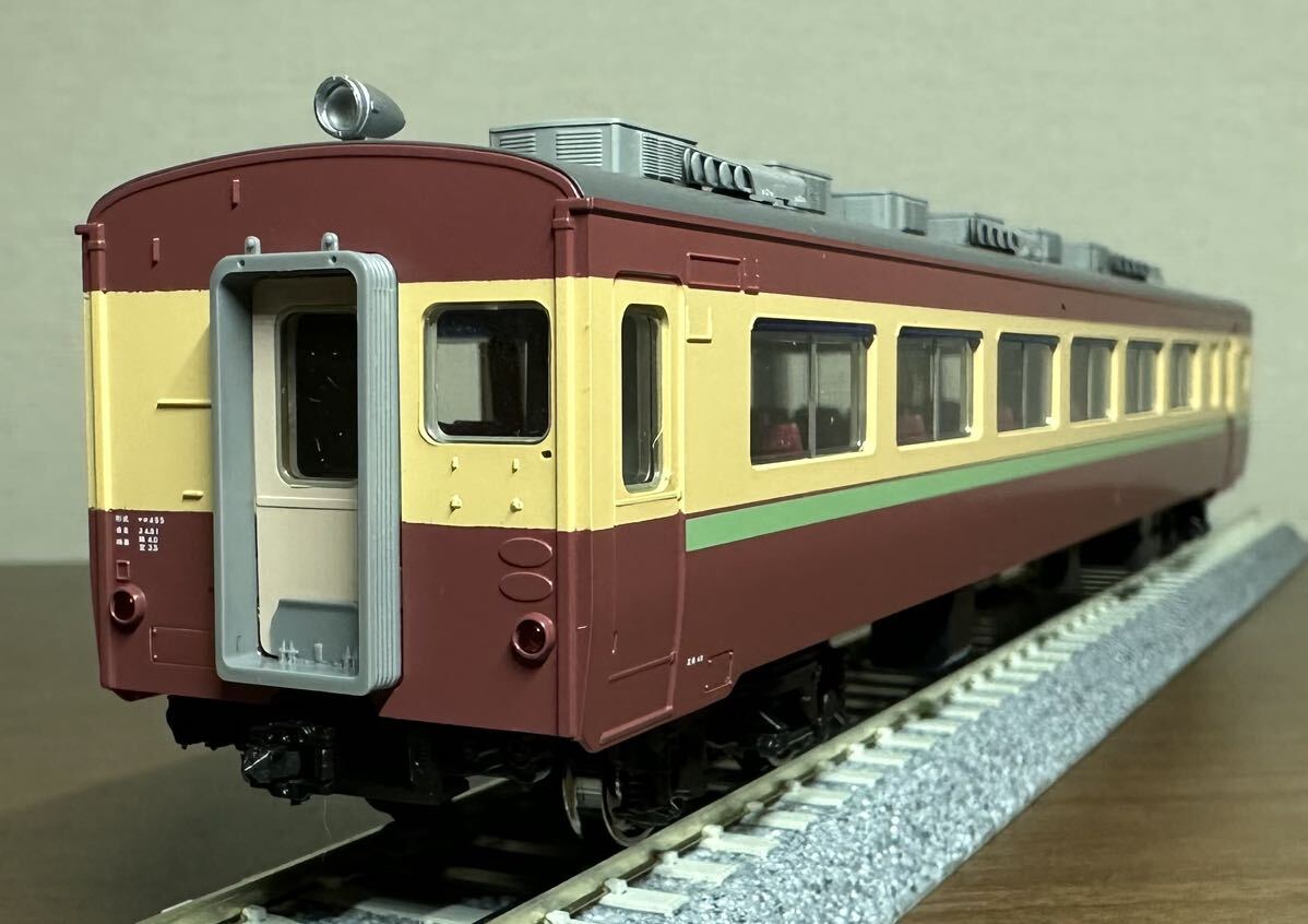 【室内灯付き】TOMIX HO-6015 国鉄電車 455(475)系 サロ455形 帯入りの画像1