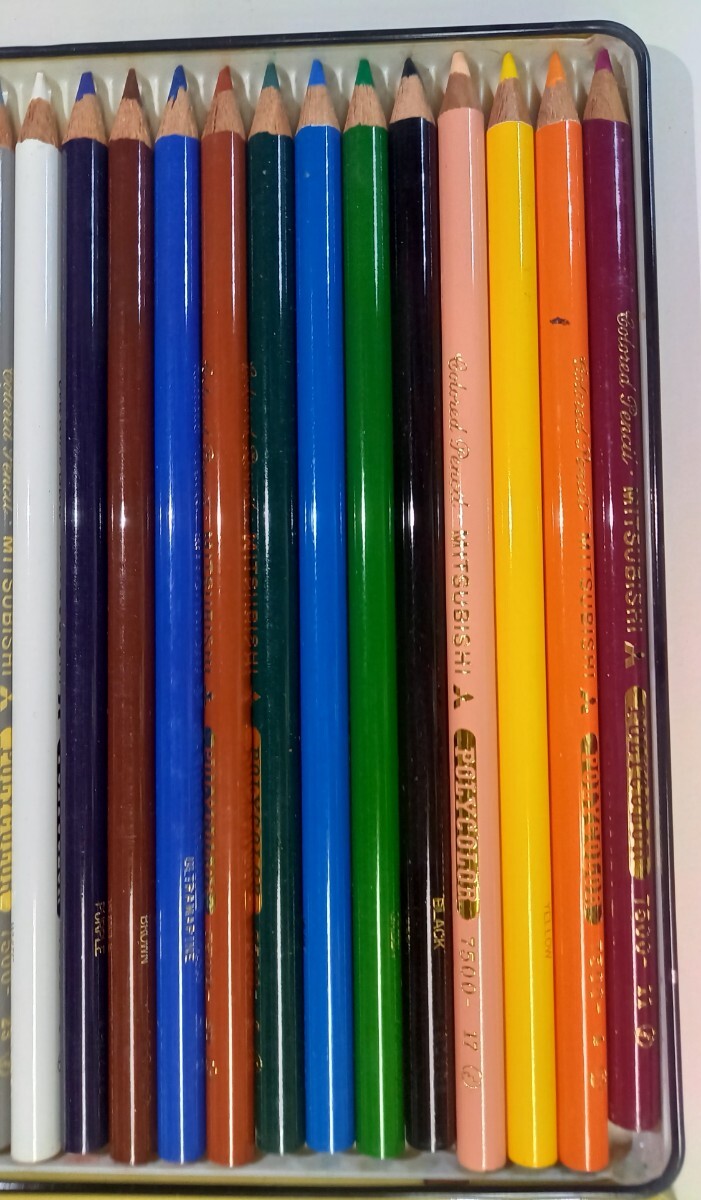  Mitsubishi Мицубиси цветные карандаши поли цвет 24 -цветный набор No.7500